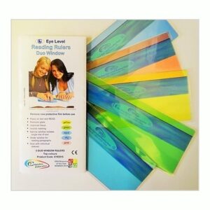Reading Rulers/Overlays - mixed colours (pack of 5) | Helen Arkell