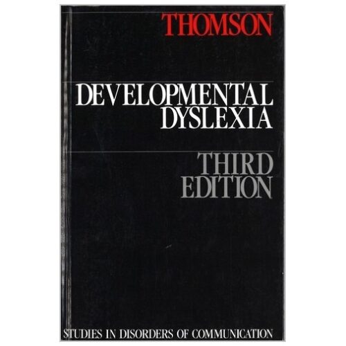 Developmental dyslexia book cover