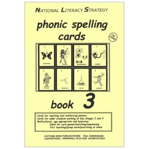 phonic spelling cards book 3