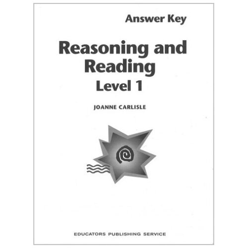 reasoning and reading level 1 answer key