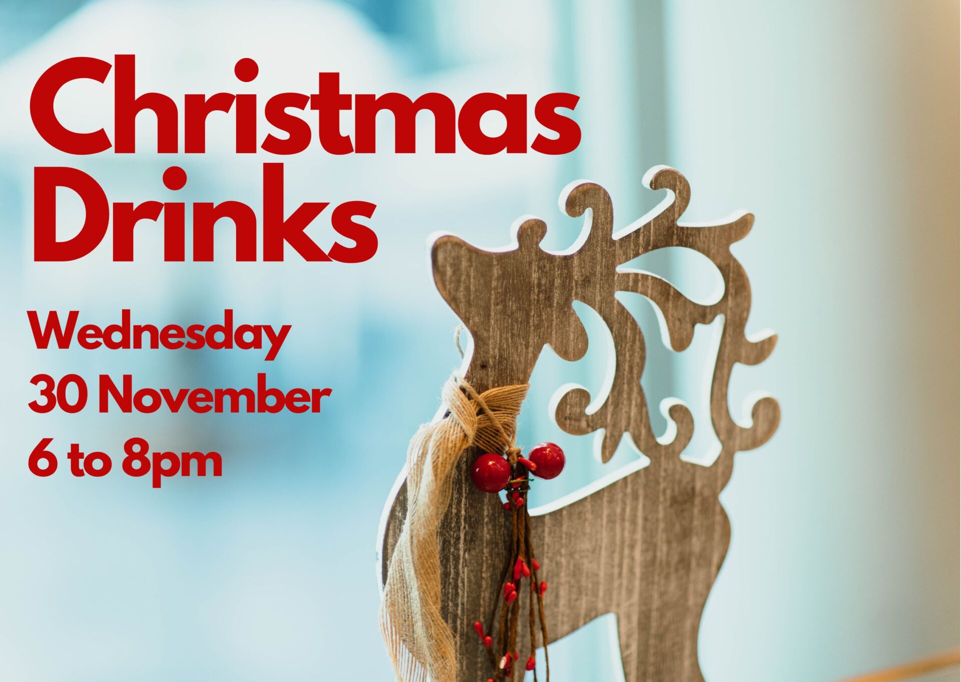 Come along to our Christmas Drinks Evening