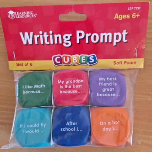 Writing prompt cubes