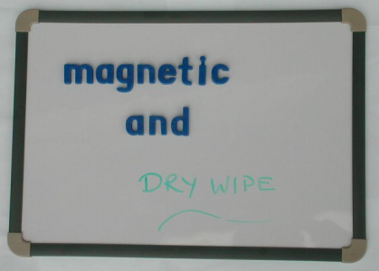 Magnetic dry-wipe board