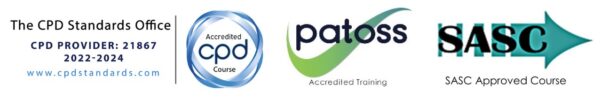 CPD SASC PATOSS accreditation logos
