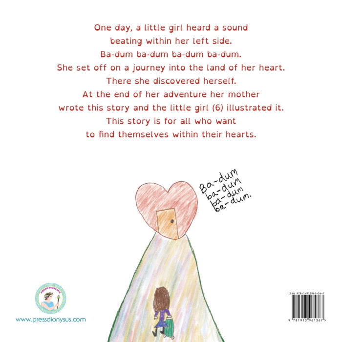 Back cover of The little girl with a big heart