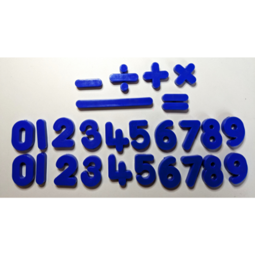 Magnetic numbers pack - blue