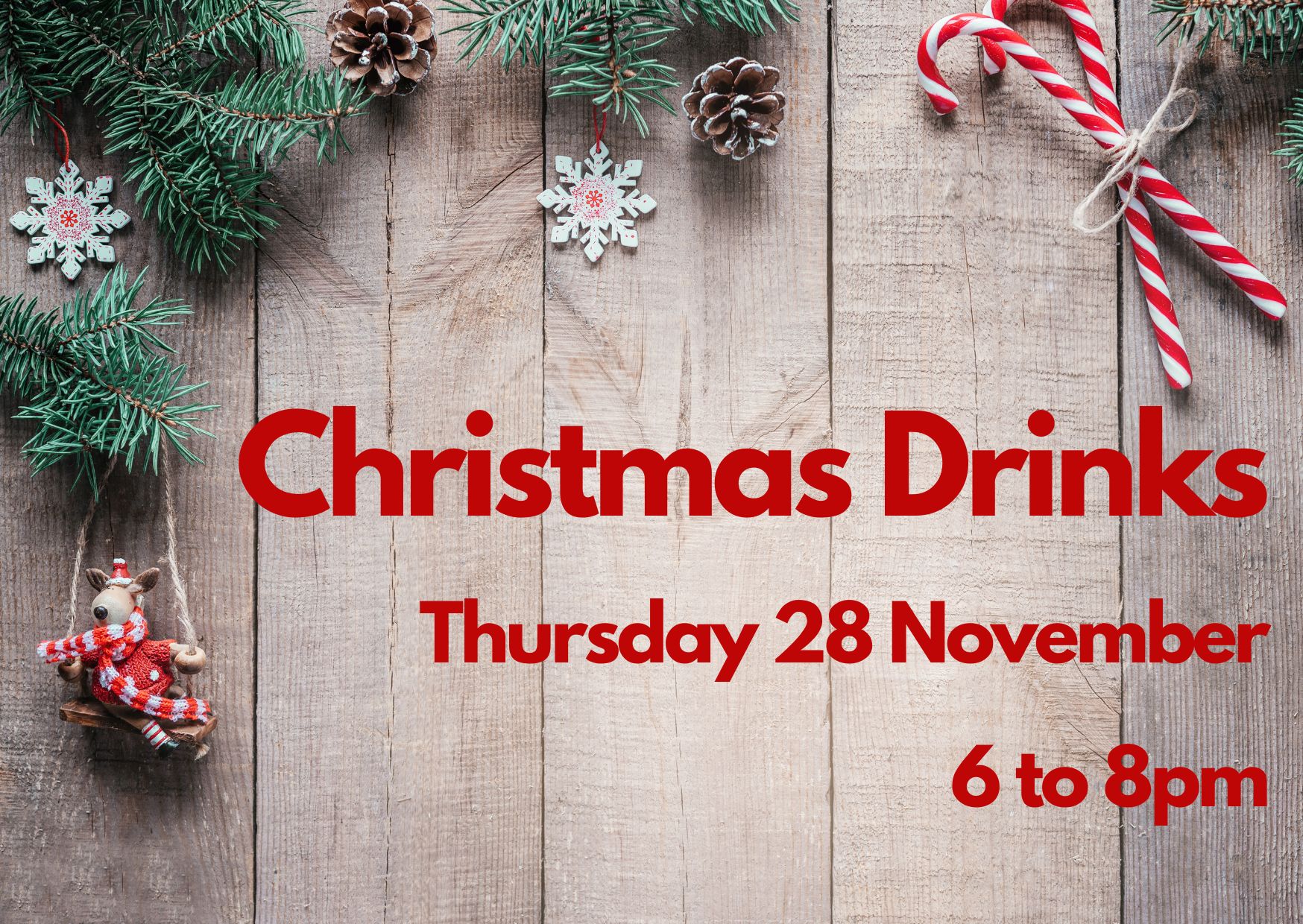 Invitation to Christmas Drinks at Helen Arkell Dyslexia Charity