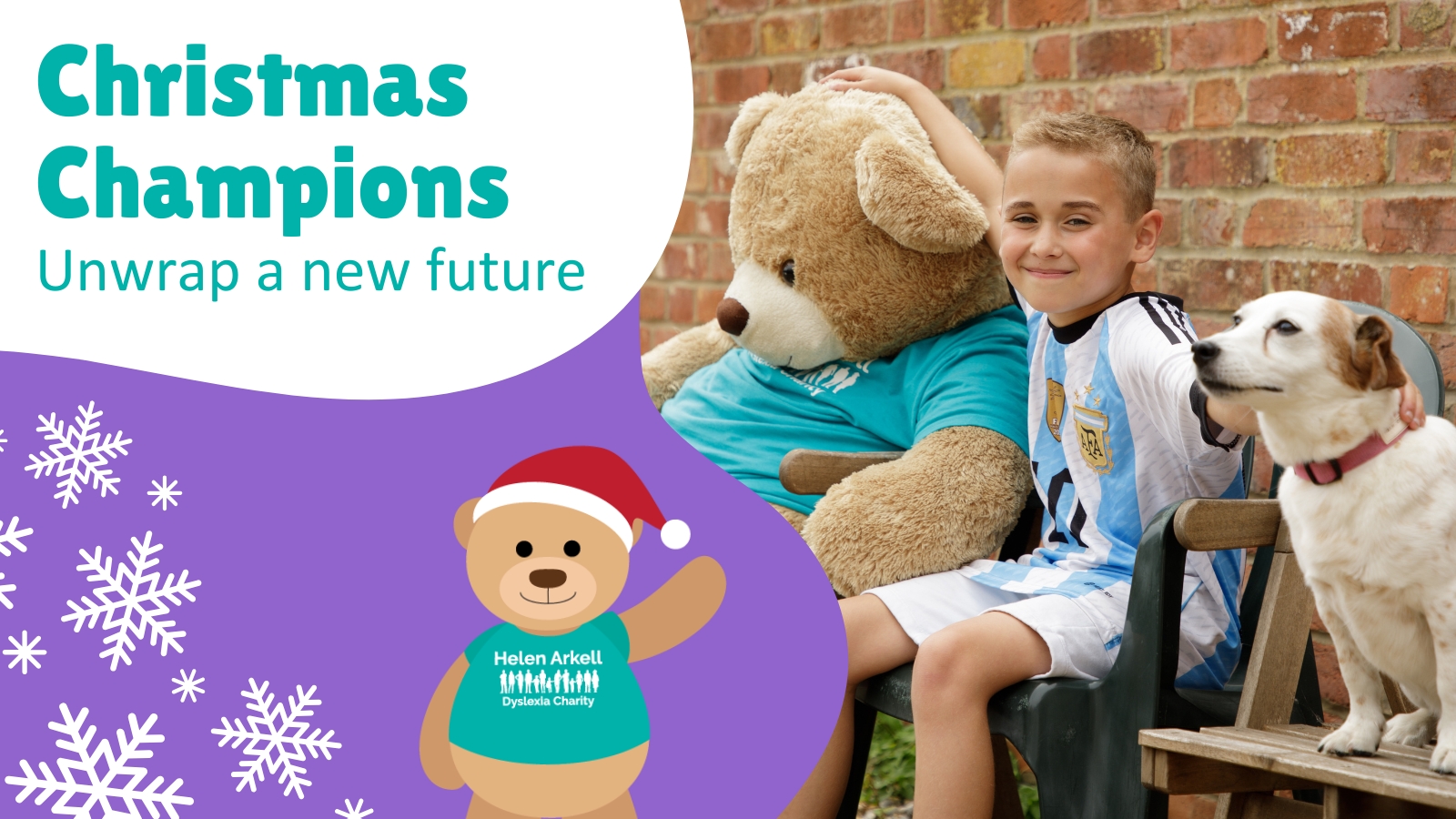 Christmas Champions. Unwrap a new future.