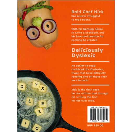 Deliciously Dyslexic - Back Cover