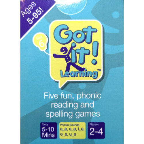 Blue box with lime green logo