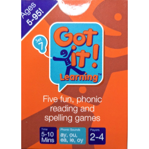 Orange box with blue logo