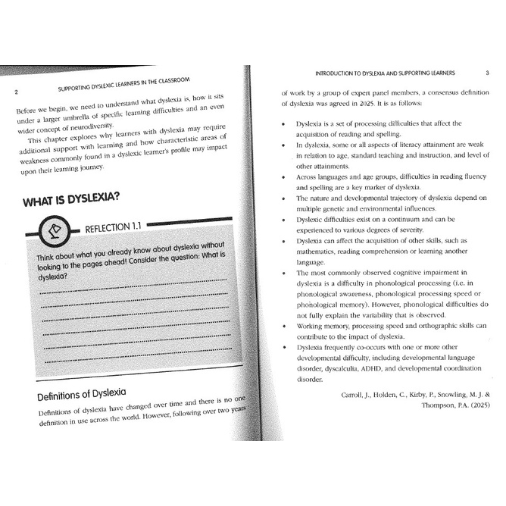 Supporting Dyslexic Learners in the Classroom - Inside