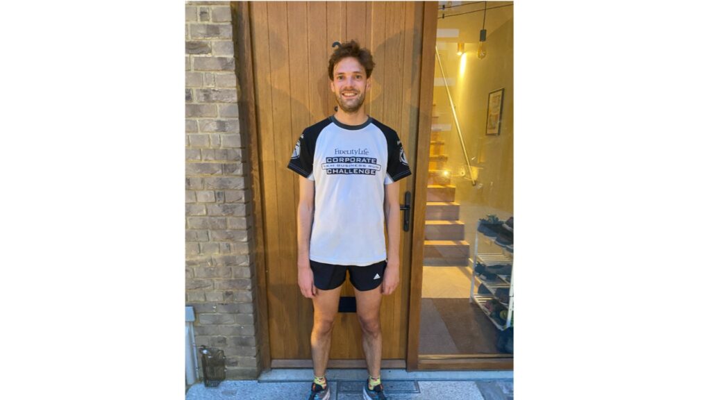 Chris is running the Paris Marathon