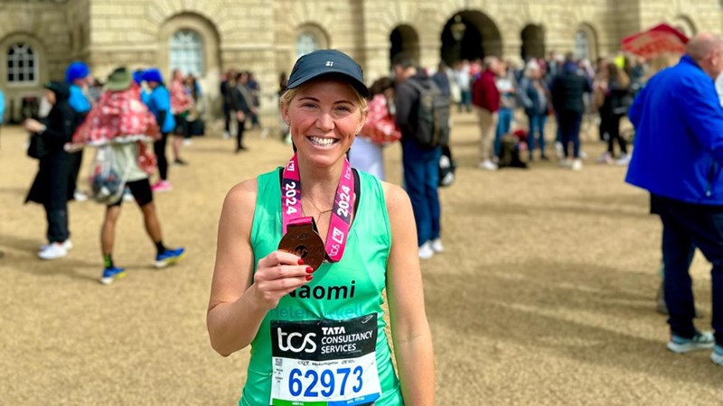 Naomi is running the Paris Marathon for dyslexia