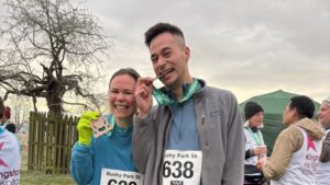 Samuel is running the London Marathon for dyselxia